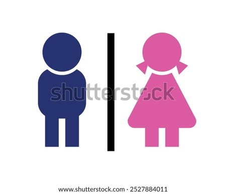 Similar – Image, Stock Photo Simple toilet with small sink