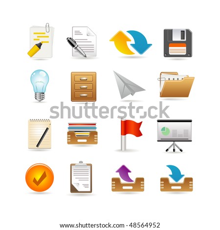 Projects and documents icons