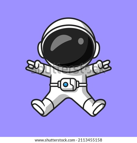 Cute Astronaut Jumping With Metal Hands Cartoon Vector
Icon Illustration. Science Technology Icon Concept Isolated
Premium Vector. Flat Cartoon Style