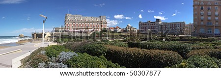 Stitched Panorama Hotel offered by Napoleon to Eugenie