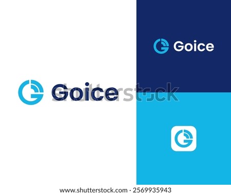 Letter G Signal Wifi Wireless Network Internet Connection Icon Vector Logo Design Illustration