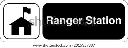 Recreational and Cultural Interest Area Symbol Signs - Ranger Station Land