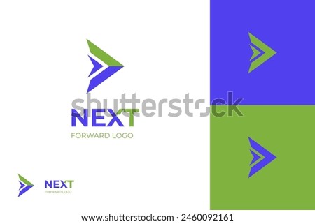 Next modern Logo icon design with vector Arrow logo designs concept