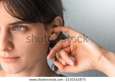Similar – Image, Stock Photo Woman swimming in clean water
