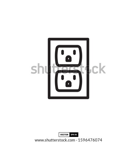 Outlet icon, design inspiration vector template for interface and any purpose