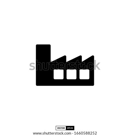 factory icon, design inspiration vector template for interface and any purpose