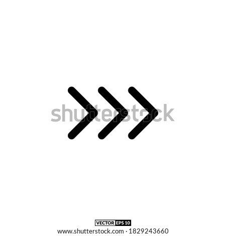 arrow right icon line, design inspiration vector template for interface