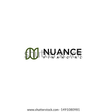 Nuance financial logo letter n