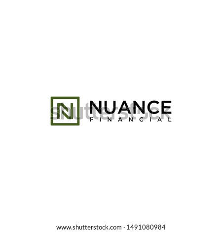 Nuance financial logo letter n