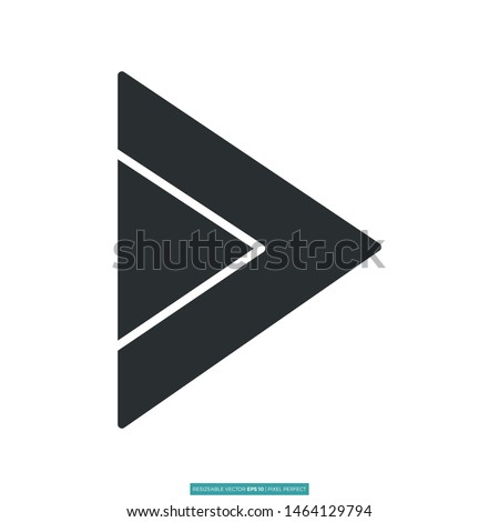 Trendy bullet arrow, arrow head icon vector illustration logo template for many purpose