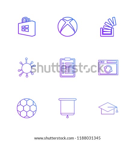 9 Web Icon set