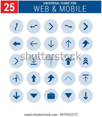 25 Universal icon set. simple pictogram minimal, flat, solid, mono, monochrome, plain, contemporary style. Vector illustration web internet design elements