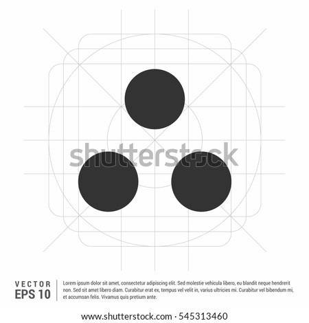 Chat sign icon. three dots symbol Vector illustration for web site, mobile application. Simple flat metro design style. Outline Icon. Flat design style

