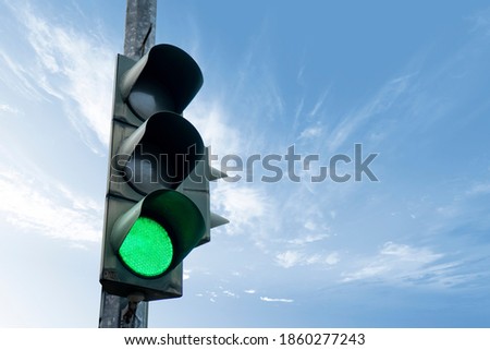 Similar – Image, Stock Photo Traffic lights Sky Clouds