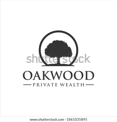 oakwood private wealth logo design