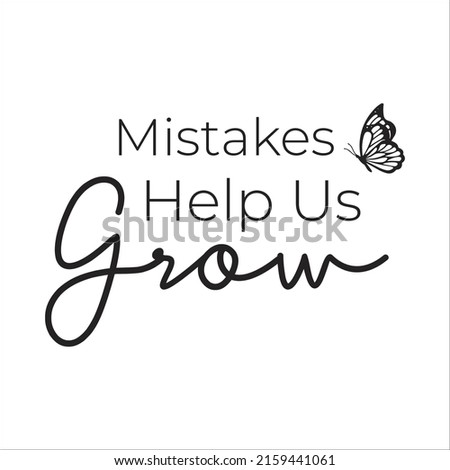 mistakes help us grow design eps