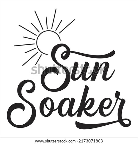 sun soaker summer eps design