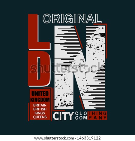 London city typography design,vector artistic concept for modern t shirt print,illustration art,letter style,trendy