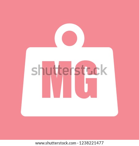 Weight milligram Icon
