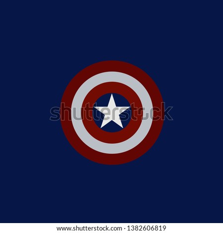 Icon Design Captain America Shield