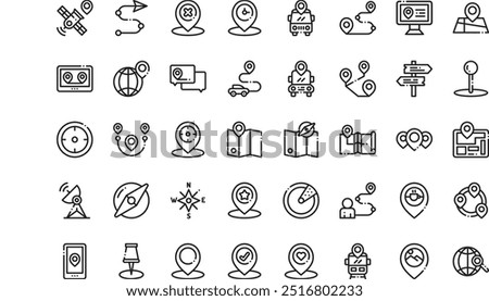 Location icons High-Quality Vector Icons Collection with Editable Stroke. Ideal for Professional and Creative Projects.