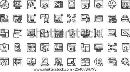 Responsive design icons High-Quality Vector Icons Collection with Editable Stroke. Ideal for Professional and Creative Projects.