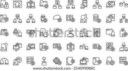 Backup icons High-Quality Vector Icons Collection with Editable Stroke. Ideal for Professional and Creative Projects.