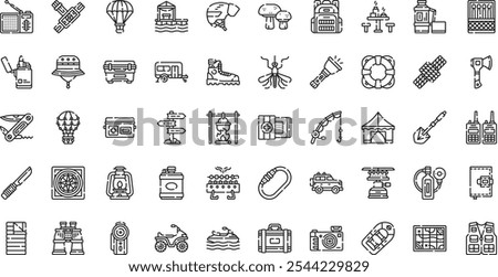 Adventure icons High-Quality Vector Icons Collection with Editable Stroke. Ideal for Professional and Creative Projects.