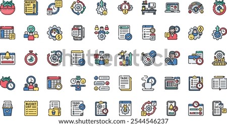 Productivity icons High-Quality Vector Icons Collection with Editable Stroke. Ideal for Professional and Creative Projects.