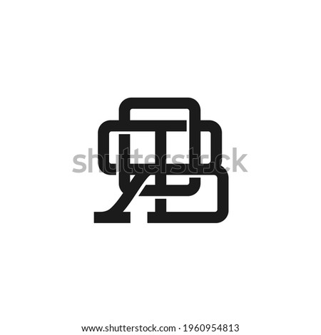 ROB, ORB, BOR or BRO letters monogram logo icon sign symbol design. Vector illustration Stok fotoğraf © 
