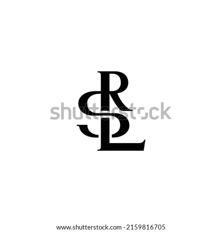 Letter RSL, SLR, LRS logo icon sign design concept. Vector illustration