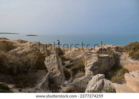 Similar – Foto Bild Steiniges Ufer bei ruhigem See