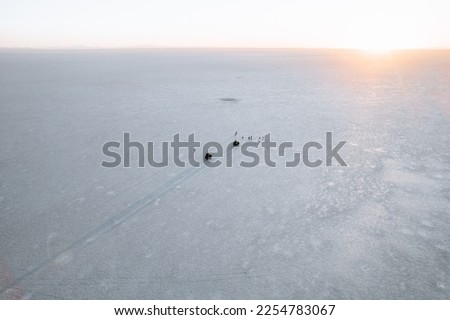 Similar – Image, Stock Photo Terrain vehicle at Salar de uyuni salt flat in Bolivia