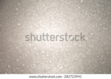Polystyrene foam board use for background