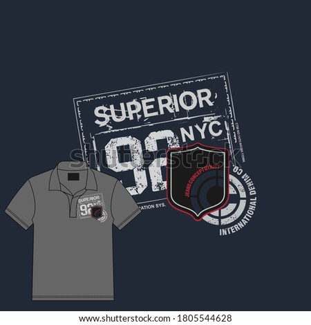 Superior NYC T SHIRT PRINT ABSTRACT