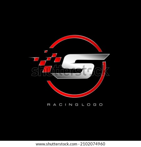 S Letter Racing Logo Concept Design