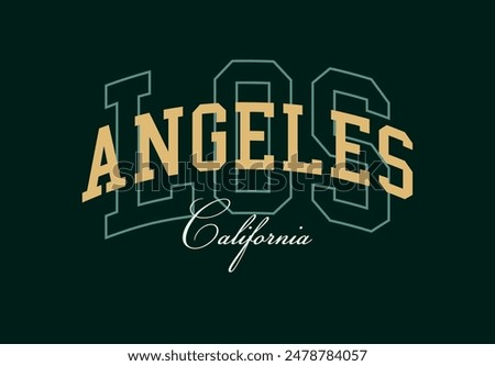  varsity california state ,los angeles west coast slogan print with grunge effect for graphic tee t shirt or sweatshirt hoodie.