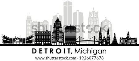 Featured image of post Outline Detroit Skyline Silhouette