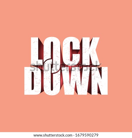 lockdown logo design vector. icon lockdown 