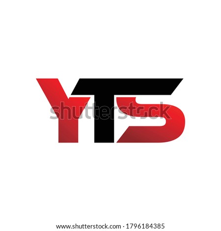 YTS letter monogram logo design