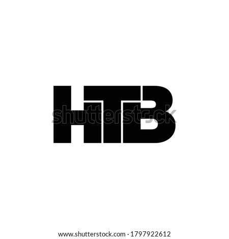 Letter HTB simple monogram logo design