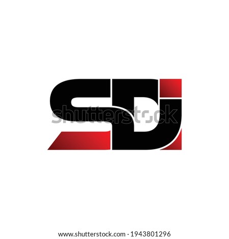 SDI letter monogram logo design vector