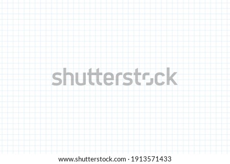 Graph paper, coordinate paper, grid paper, or squared paper image simple background illustration. Drawing with light blue fine lines making up a regular grid. 