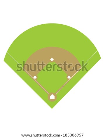 Vector Baseball Diamond and Field