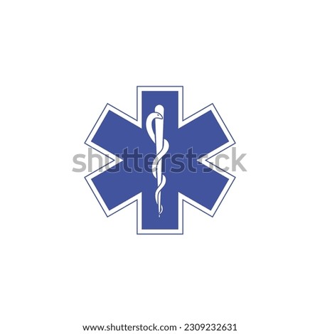 Emt Paramedic medic emergency logo design icon vector symbol 