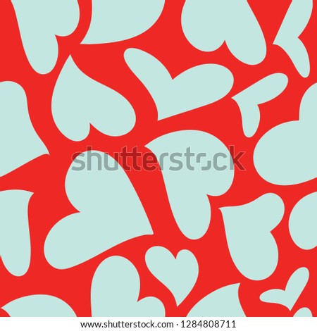 Tin Shanty Designs, vector, repeat pattern design,  modern, hand drawn hearts with a sassy feel. Vector design created with Adobe Illustrator CC

