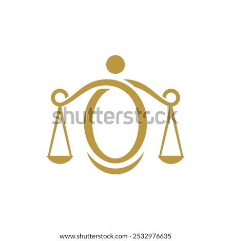 Letter O Law Logo Design. Law firm Logo Design Concept