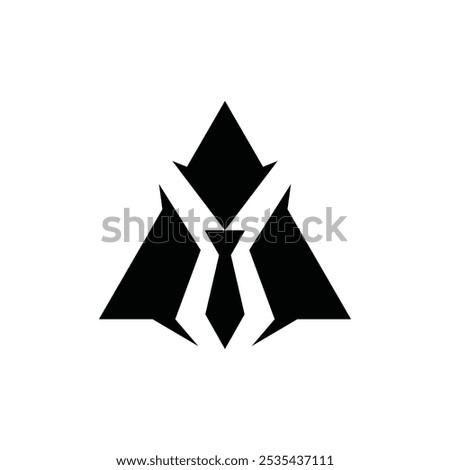 Initial Letter A Necktie, Tie, Logo Design Inspiration