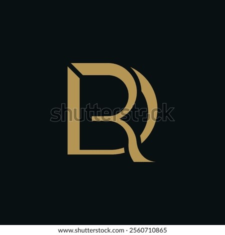 Initial letter DR RD logo design inspiration