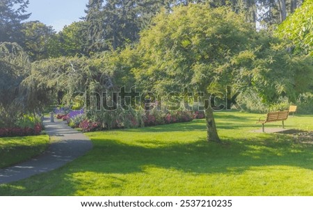 Similar – Image, Stock Photo Beacon on hill near sea at sunset